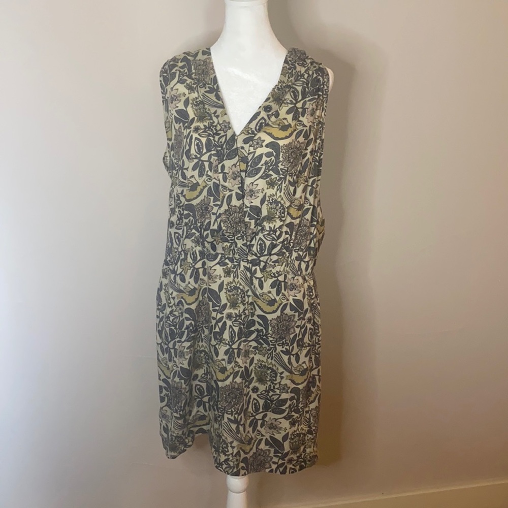 Swildens Sleeveless Drop Waist Dress With Pockets
